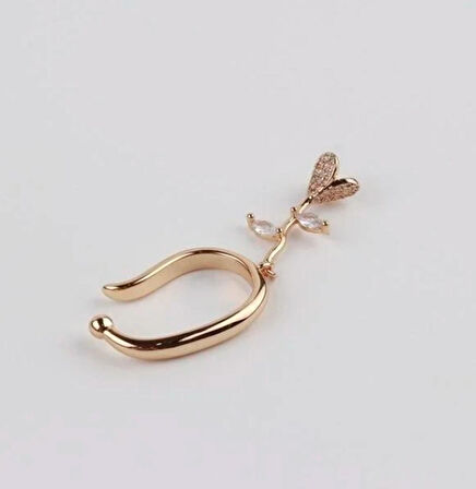 tasarım deliksiz kıkırdak küpesi