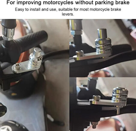 Scooter Üniversal El Fren Kilidi Siyah