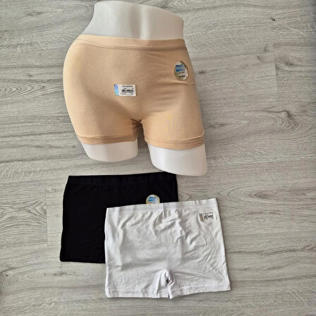 Kadın 3'lü Bamboo Boxer ( Berrak )