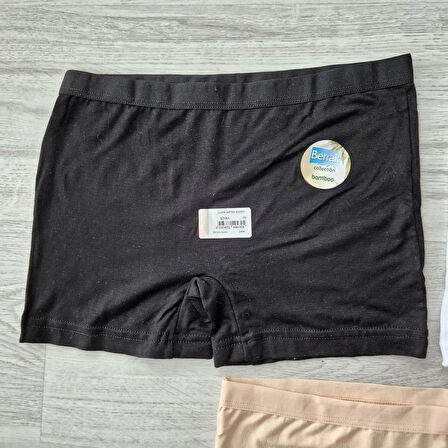 Kadın 3'lü Bamboo Boxer ( Berrak )