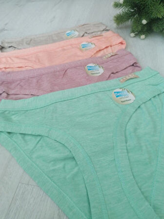 4'Lü Paket Renkli Bambu Külot