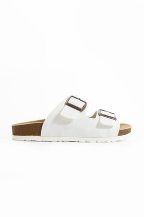 Mikanos Aryan Unisex Ortapedik Eva Taban Comfort Çift Bantlı Tokalı Günlük Rahat Sandalet Terlik
