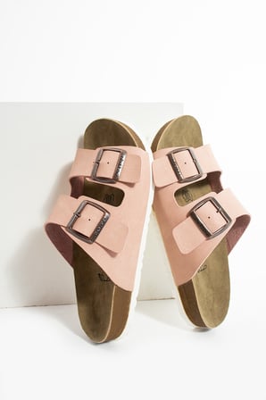 Mikanos Aryan Unisex Ortapedik Eva Taban Comfort Çift Bantlı Tokalı Günlük Rahat Sandalet Terlik