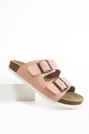Mikanos Aryan Unisex Ortapedik Eva Taban Comfort Çift Bantlı Tokalı Günlük Rahat Sandalet Terlik