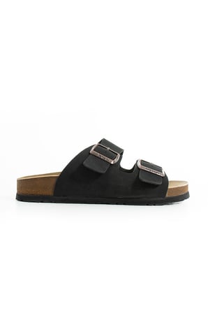 Mikanos Aryan Unisex Ortapedik Eva Taban Comfort Çift Bantlı Tokalı Günlük Rahat Sandalet Terlik