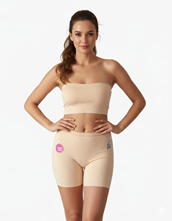 Kadın 3'lü Lazer Kesim Dikişsiz Boxer – Rahat Ve Görünmez