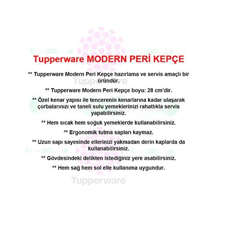 Tupperware MODERN PERİ KEPÇE TURUNCU 