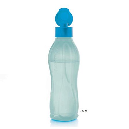 Tupperware EKO ŞİŞE 750 ML MAVİ MATARA SULUK WATER BOTTLE HSGL