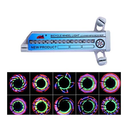 HSGL BİSİKLET AKSESUAR PİLLİ JANT LED IŞIKLI