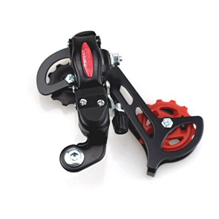 HSGL BİSİKLET ARKA HG-40 VİTES ATTIRICI SİYAH  KULAKSIZ