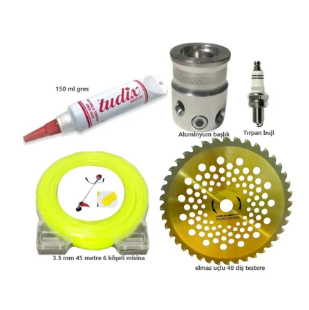 HSGL MOTORLU TIRPAN MİSİNA TESTERE GRES BUJİ SET