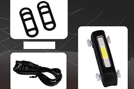 Hsgl Bisiklet Comet Usb 120 Lümen Güçlü Fonksiyonlu Far