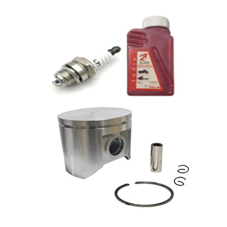 Hsgl Motorlu Testere Husqvarna 359 47mm Piston Buji 2T 100ml Yağ