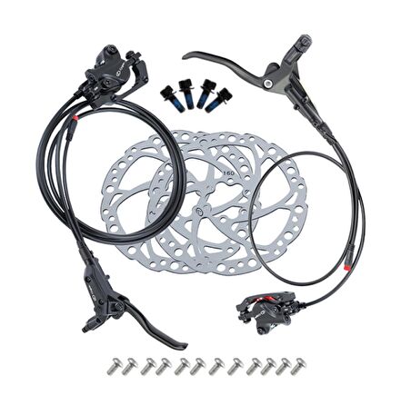 Hsgl E-bike Hidrolik Fren Set 2 Piston 3 Pin Güç Kesici Logan HD-M500E Hidrolik Fren Takımı DSC510