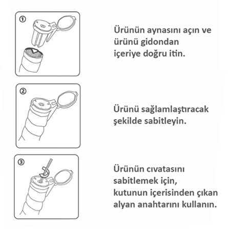 Hsgl Bisiklet Ayna Aero Gidonlar için Gidon Aynası 3D Mini  XBYC-4015 AYN-105