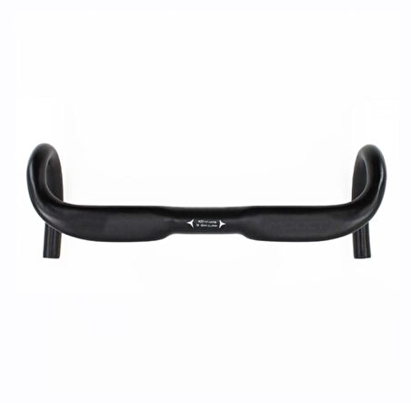 Hsgl Bisiklet  Alüminyum Yol Yarış Gidon Siyah Aero 31.8 Genişlik 420 mm GDN501