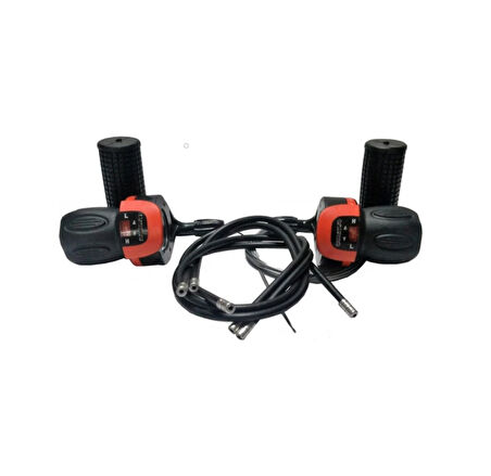 Hsgl Bisiklet Kırmızı Vites Kolu  Ön Attırıcı alttan Arka Attırıcı kulaklı kulaksız TZ50 model 18 21 24  Vites uyumlu Set