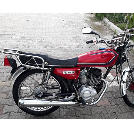 Hsgl Motorsiklet Cg 125 Kırmızı Depo Klasik cg modellere uygun Se