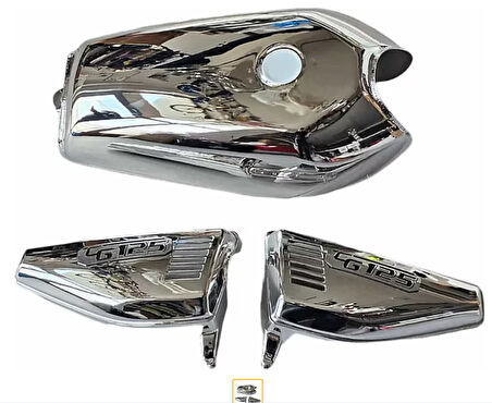 Hsgl Motorsiklet Cg 125 150  Nikel Depo Kapak set cg modellere uygun Set