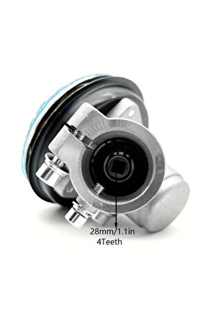 Hsgl Motorlu Tırpan  Rediktör Kare 28 mm  4T  Tırpan Başlık Yedek Parça Aksesuar