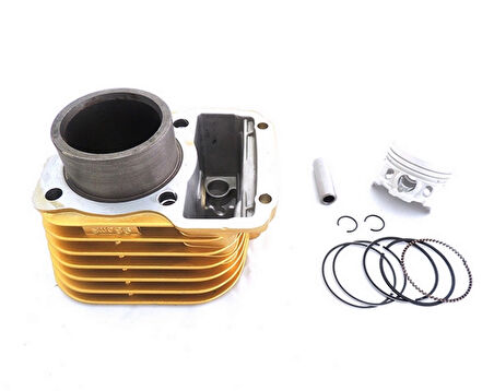 Hsgl Motorsiklet CG125 cc sarı gold  56.5mm Silindir Piston segman Takımı 