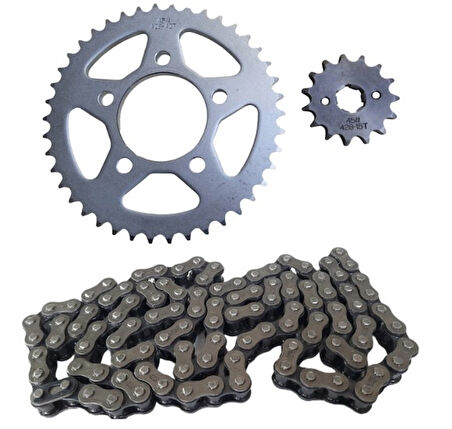 Hsgl Motorsiklet Drıft 15T /38T 428 X 116L ön arka dişli zincir set 54720