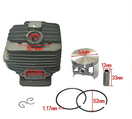 Hsgl Motorlu Testere Silindir ve Piston Seti  Stihl MS660  066 Uyumlu  54mm