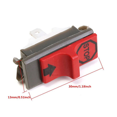 Hsgl Motorlu Testere On/Off Açma Kapama Düğmesi  Husqvarna 365 / 385 / 359 Uyumlu