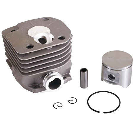 HSGL Husqvarna 365 Uyumlu 48mm Silindir Piston Seti  Yeni Model Yuvarlak Boğaz