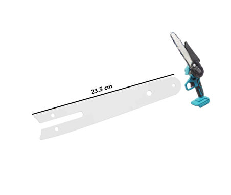 HSGL Akülü El Testeresi pala kılavuz  1/4 Ayak 23.5 Diş, 23.5 cm Şarjlı Budama Pala