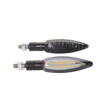 HSGL Motosiklet LED Sinyal 1011 Sarı Işık Takım E Belgeli