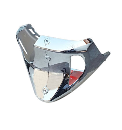 HSGL Motosiklet Motor Alt Rüzgarlık Nikel  CG Uyumlu Parlak Metal Görünümlü Alt Koruma Parçası