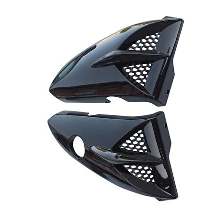 HSGL Motosiklet Depo Yan Pandizot (Bıyık) Siyah  YBR – CG Uyumlu Dayanıklı ve Şık Yan Kaplama Seti