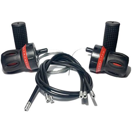 HSGL BİSİKLET VİTES KOLU KOLDAN KIRMIZI 7x3 RAKAMLI