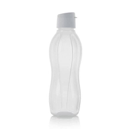 Tupperware EKO ŞİŞE 1 LİTRE MATARA SULUK WATER BOTTLE BEYAZ HSGL