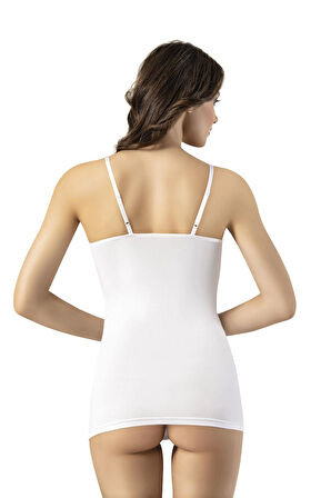 Kadın Göğsü Destekli Atlet | Sabit Pedli | Esnek ve Rahat