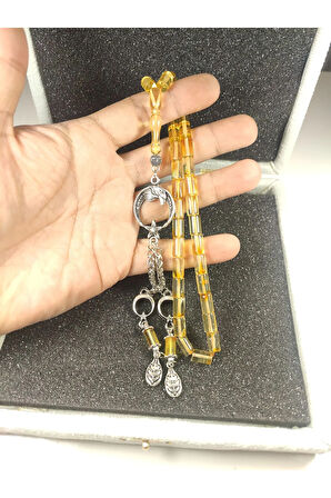 Gümüş Püsküllü Kadife Kutulu 15 Gr. Ok Gibi Litvanya Kaya Damla Sertifikalı 5956