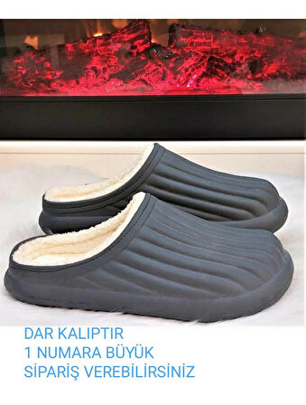 Kışlık İçi Kürklü Crocs Sabo Terlik 