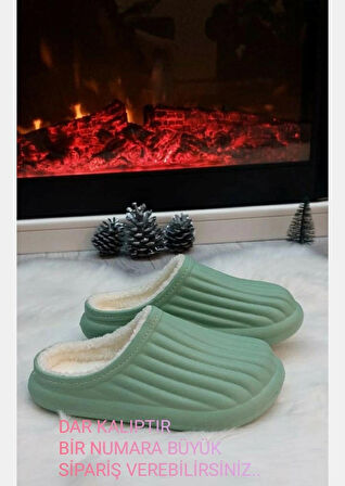 Kışlık İçi Kürklü Crocs Sabo Terlik