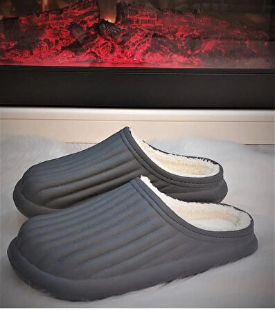 Kışlık İçi Kürklü Crocs Sabo Terlik