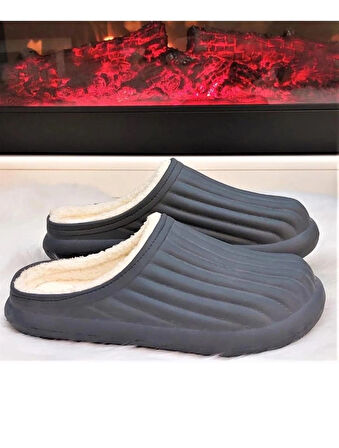 Kışlık İçi Kürklü Crocs Sabo Terlik