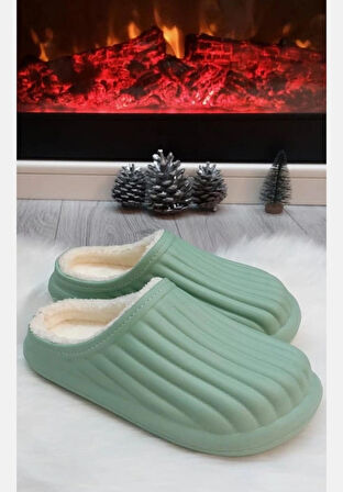 Kışlık İçi Kürklü Crocs Sabo Terlik