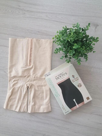 Premium Kadın Yüksek Bel Diz Üstü Korse – Agraflı, Toparlayıcı Ve Vücut Inceltici Etkili