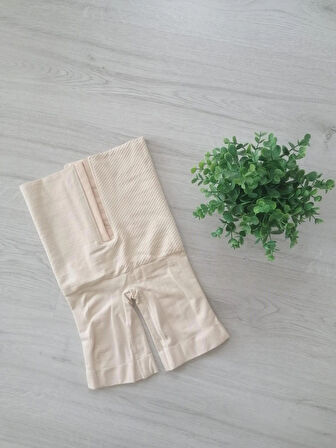 Premium Kadın Yüksek Bel Diz Üstü Korse – Agraflı, Toparlayıcı Ve Vücut Inceltici Etkili