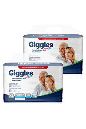 Giggles Yetişkin Bel Bantlı Hasta Bezi Extralarge 60 Adet