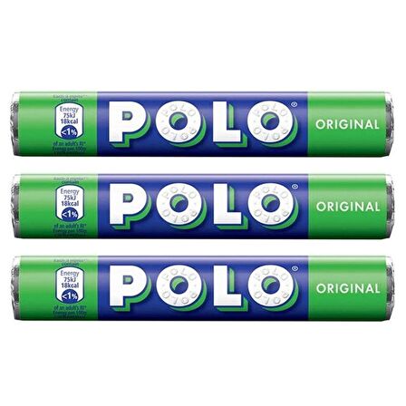 Polo Delikli Naneli Şeker 3x34 g.