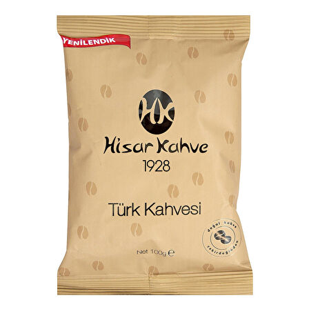 Hisar Kahve Türk Kahvesi 100 Gr X 6 adet