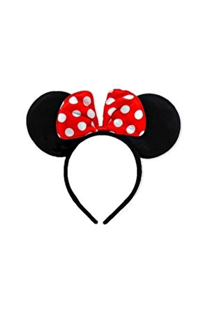 Mickey - Mini Mouse Taç Fiyonklu Taç 2 Adet