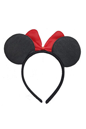 Mickey - Mini Mouse Taç Fiyonklu Taç 2 Adet