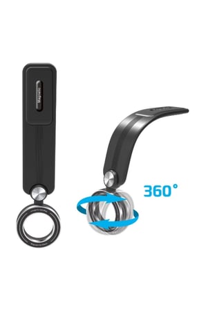 2 Adet Kompakt Manyetik Araç İçi Telefon Tutucu – Havalandırma Izgarası Klipsli, 360° Döndürülebilir, Dayanıklı, Magnetic Car Mount